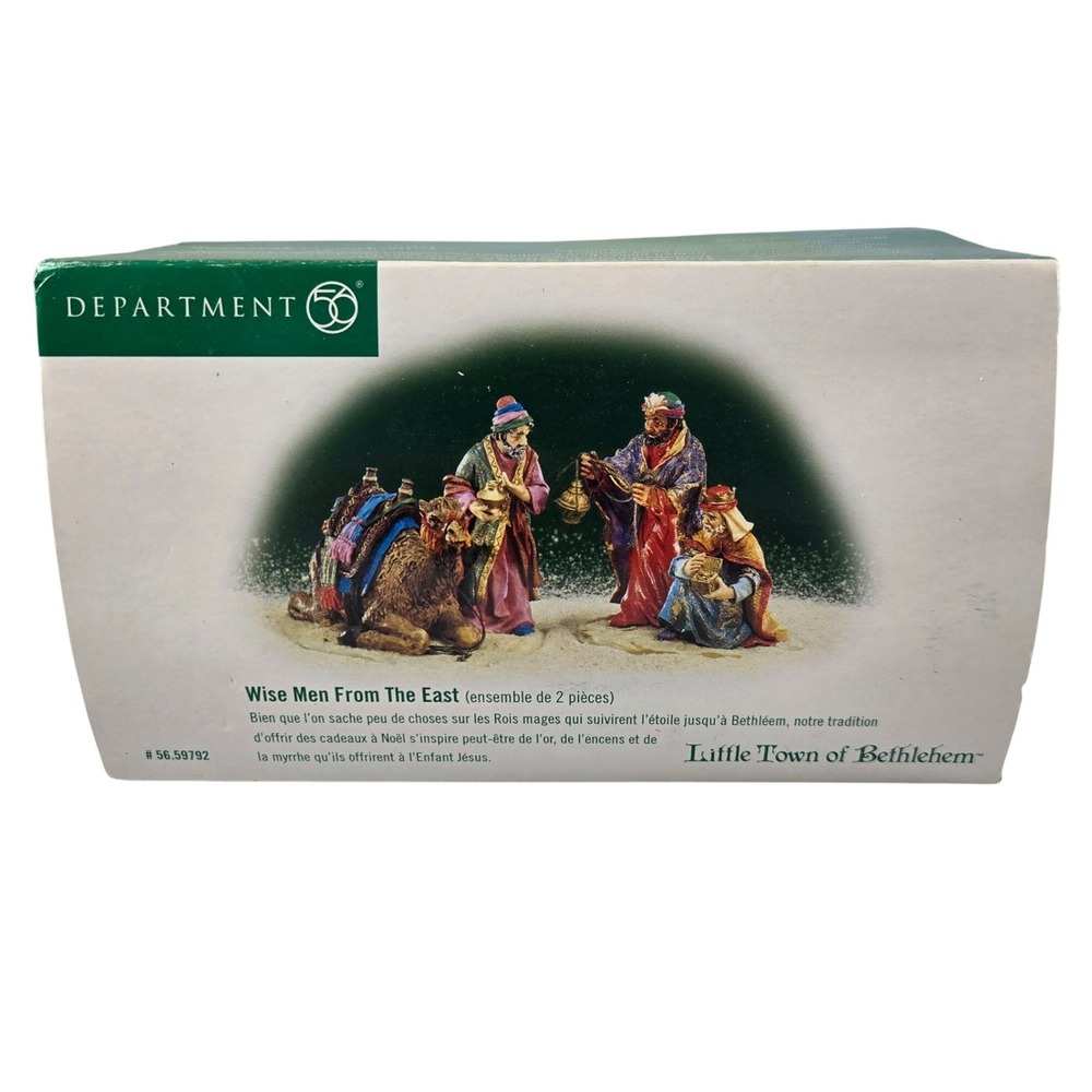 Vintage Dept 56 Little Town of Bethlehem Wise Men from the East Nativity